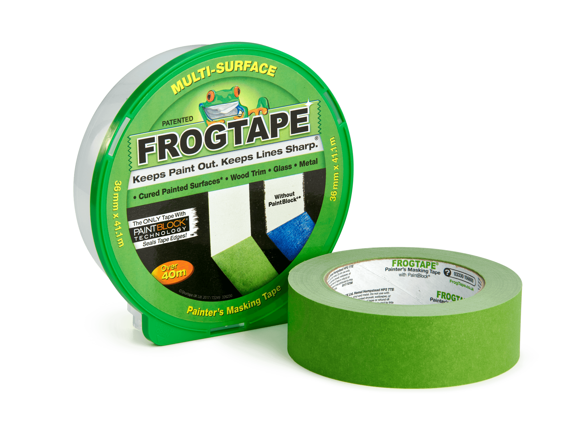 FrogTape® Multi-Surface Painter's Tape – Green - Frogtape FrogTape® Multi-Surface Painter's Tape – Green - Frogtape